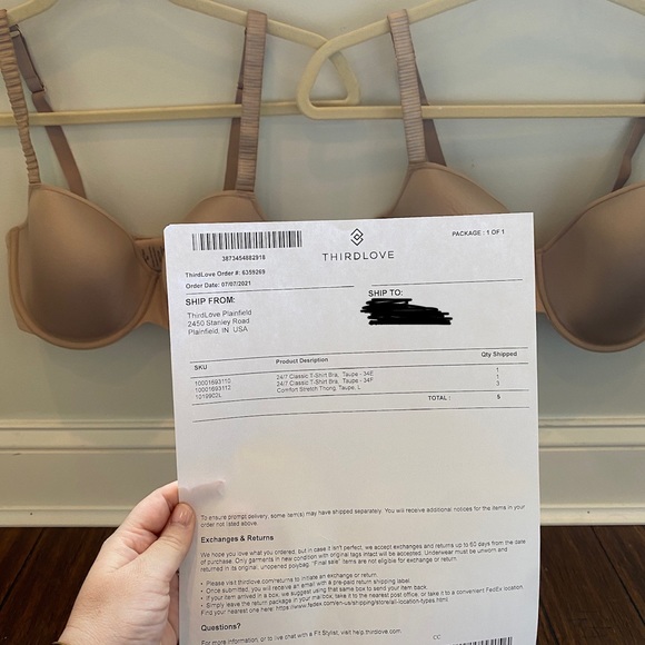 Thirdlove 24/7 Classic T-Shirt Bra in Taupe - Picture 5 of 9